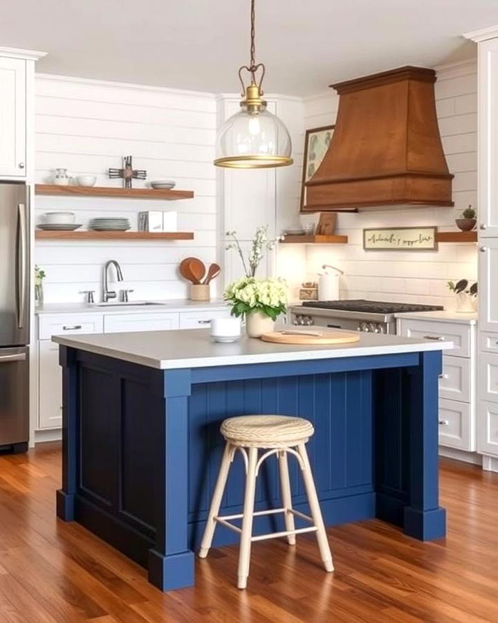 Coastal Shiplap with a Navy Island