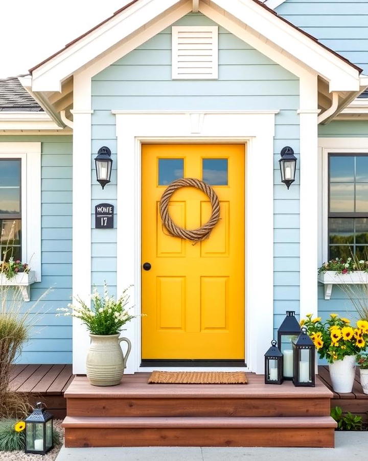 Coastal Vibes with Light Blue Siding