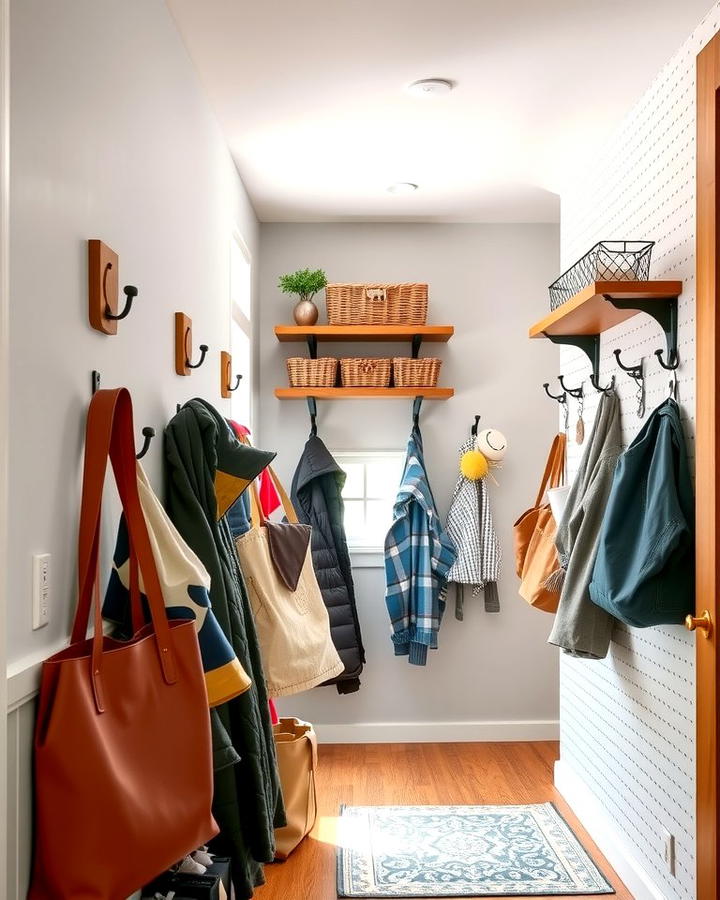 Coat Hooks and Pegboards