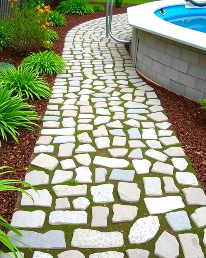 Cobblestone Pathway