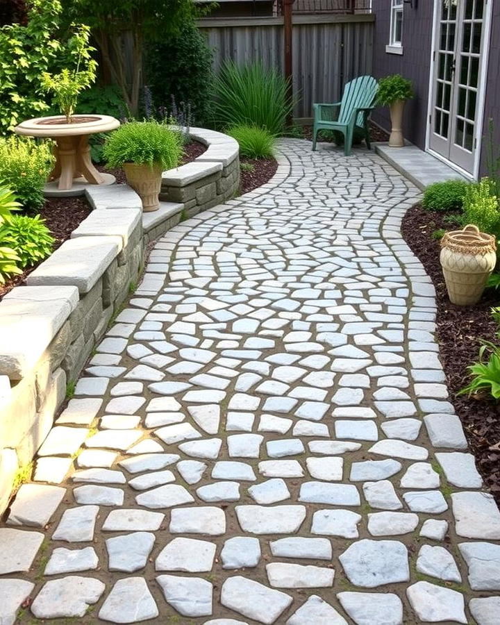 Cobblestone Pathways for Rustic Beauty