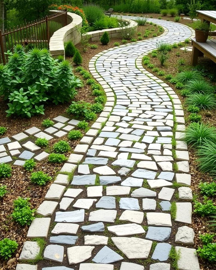 Cobblestone Walkway