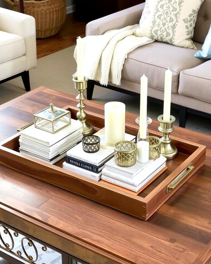 Coffee Table Tray Styling