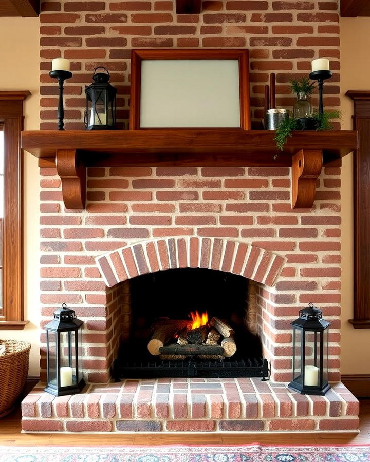 Colonial Fireplace