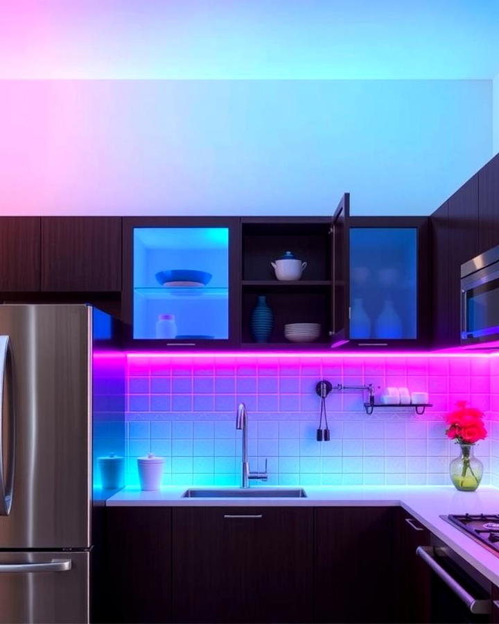 Color Changing Cabinet Lighting