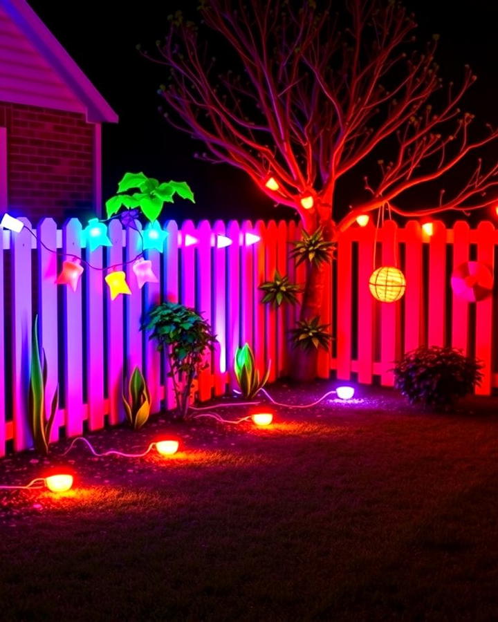 Color Changing Fence Lights