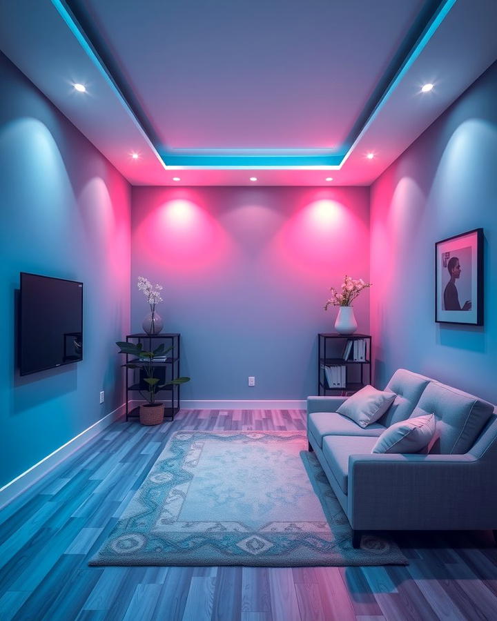 Color Therapy Meditation Room