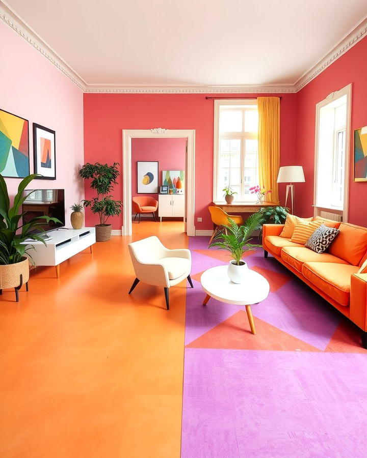 Colored Concrete for a Bold Statement