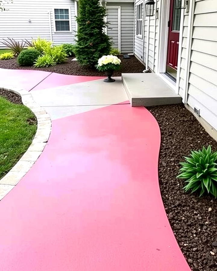 Colored Concrete for a Vibrant Touch