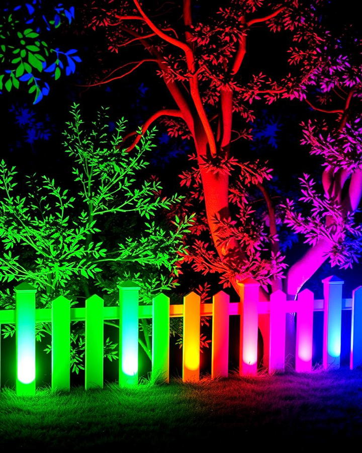 Colored LED Fence Lights