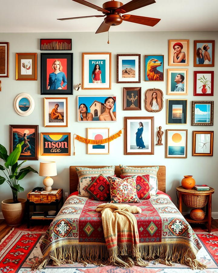 Colorful Gallery Walls