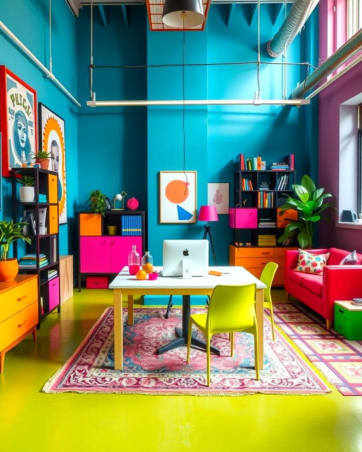 Colorful Loft Office