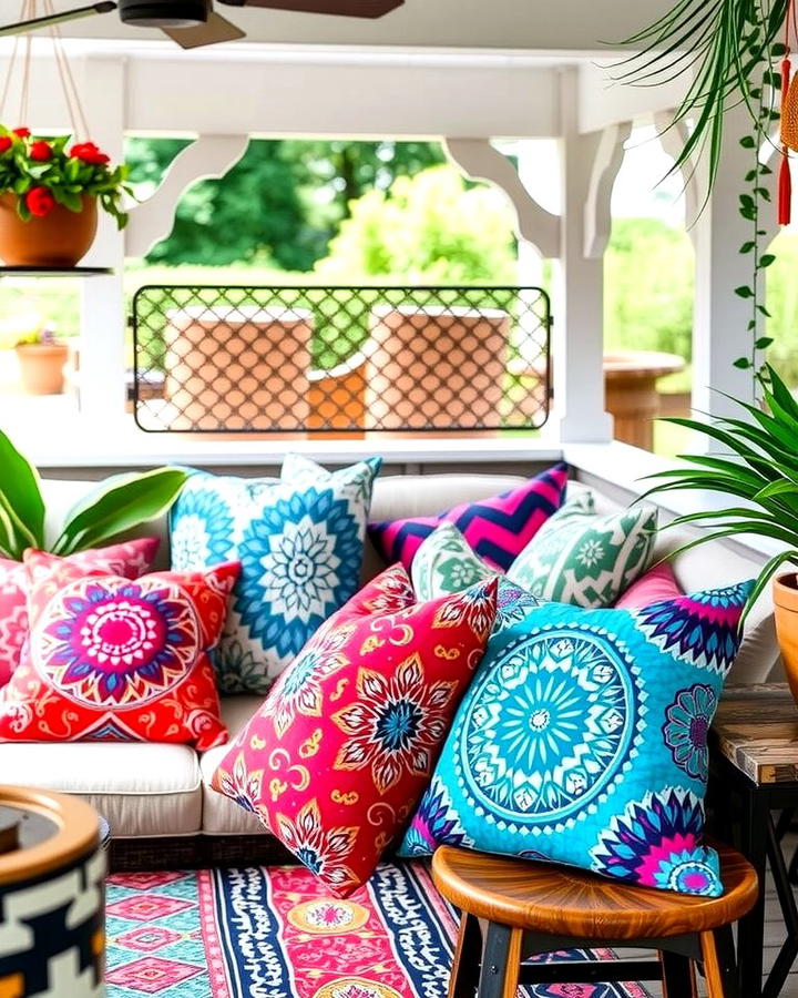 Colorful Outdoor Pillows