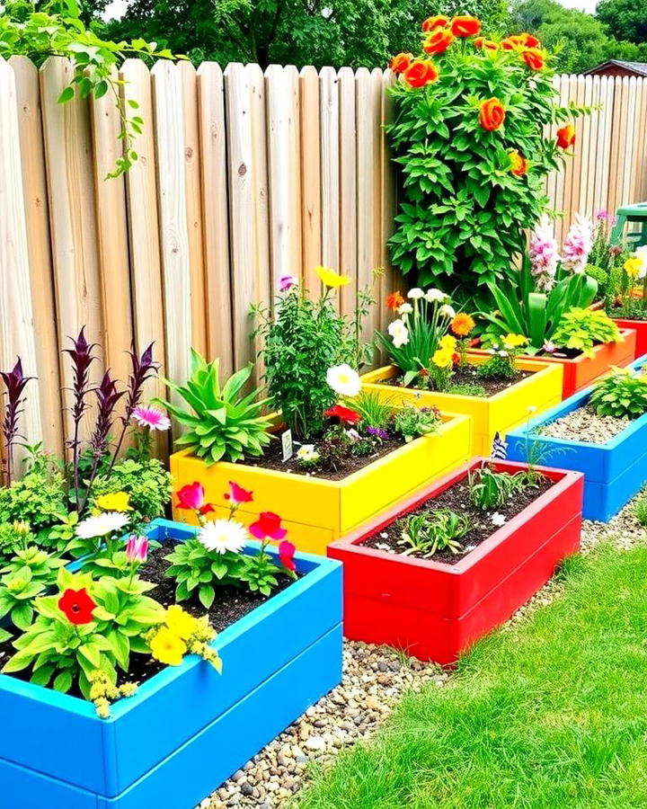 Colorful Painted Beds