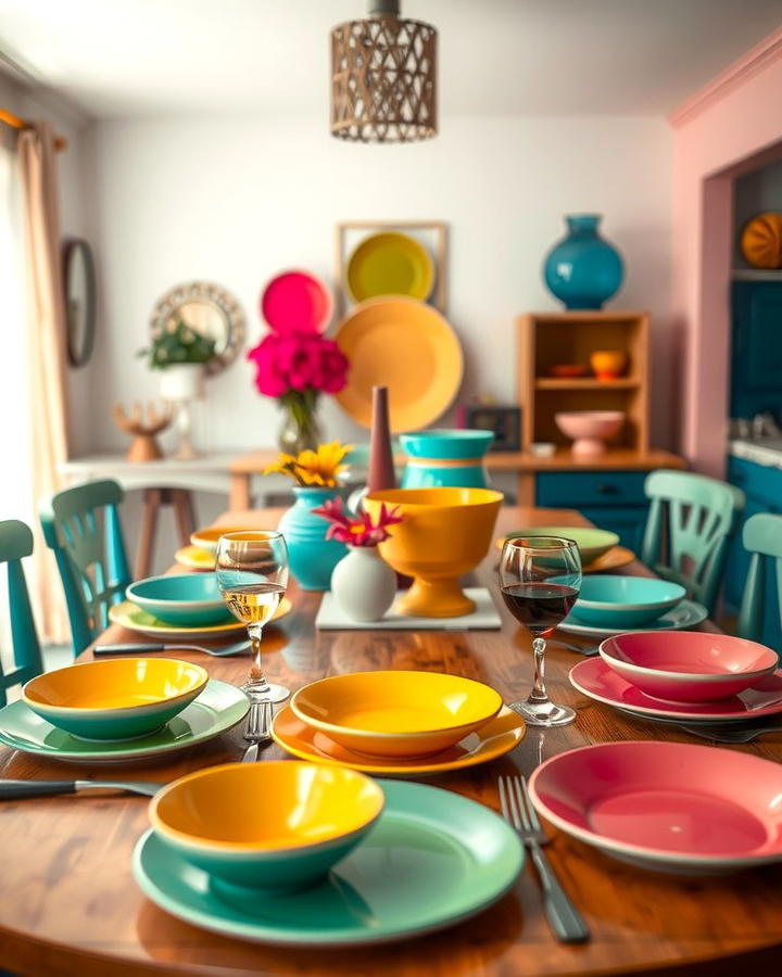 Colorful Tableware for a Personal Touch