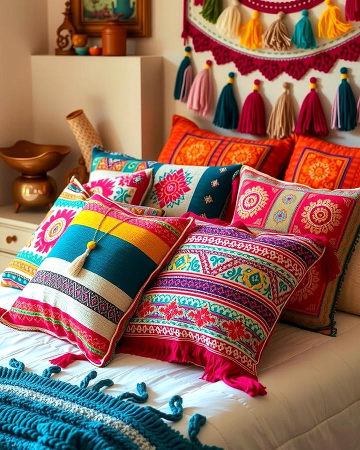 Colorful Throw Pillows and Cushions