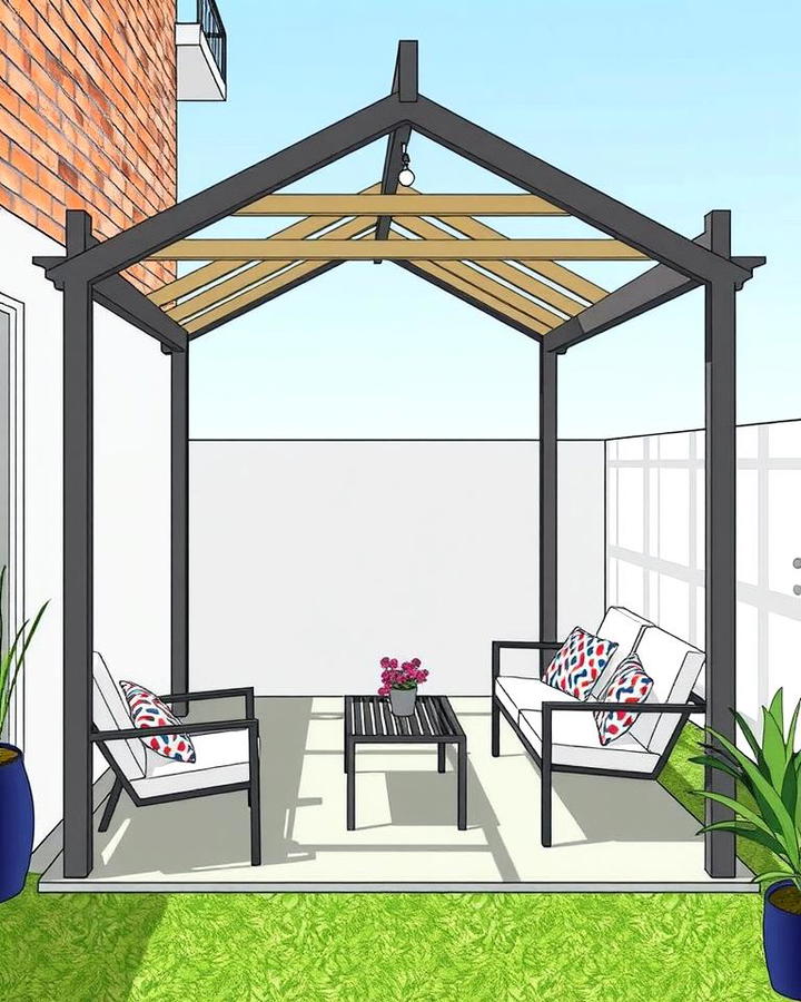 Compact A Frame Pergola