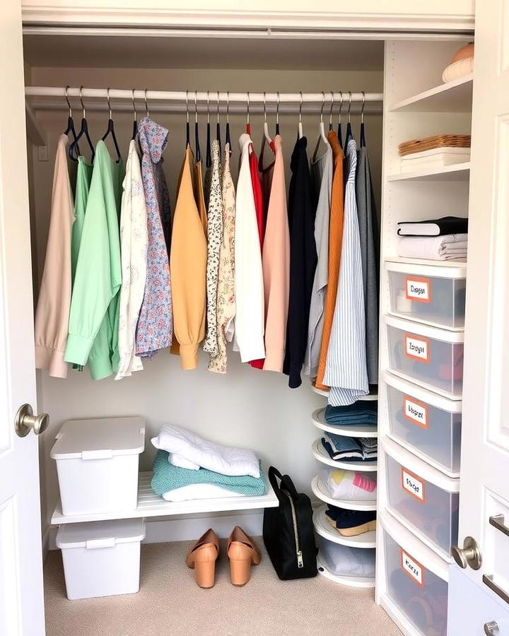 Compact Closet Organization