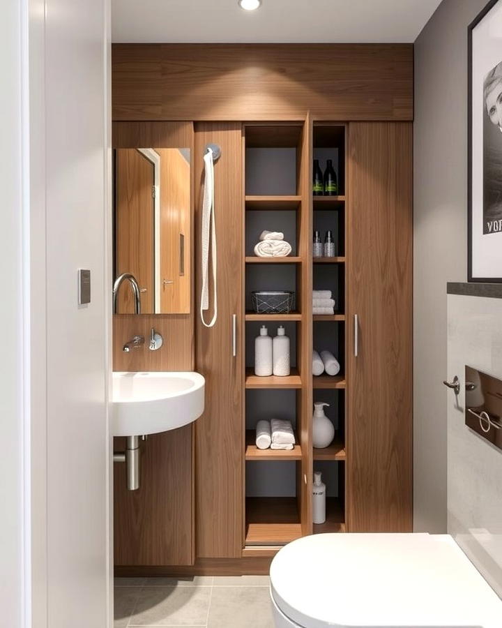 Compact Closet for Small Bathrooms