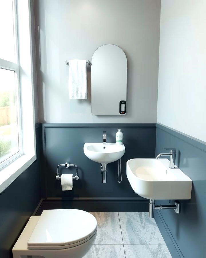 Compact Corner Sinks