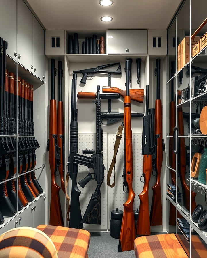 Compact Gun Room for Small Spaces