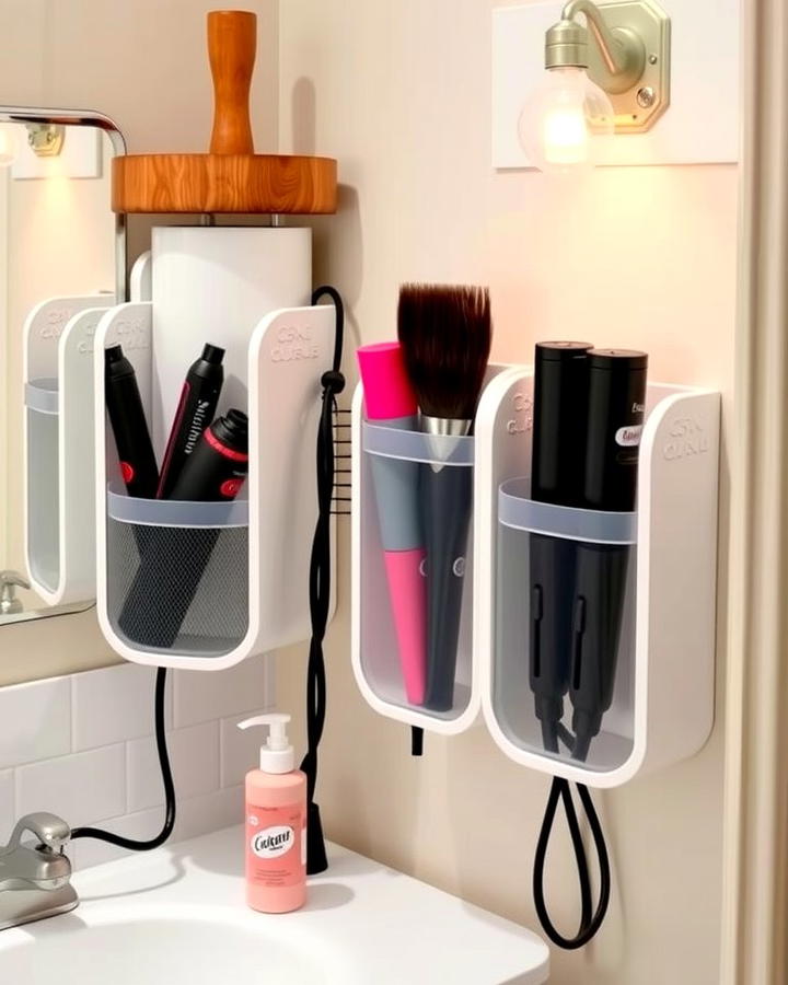 Compact Hair Tool Organizers