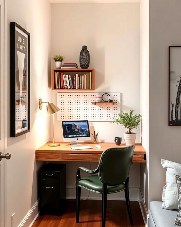 Compact Loft Office Nook