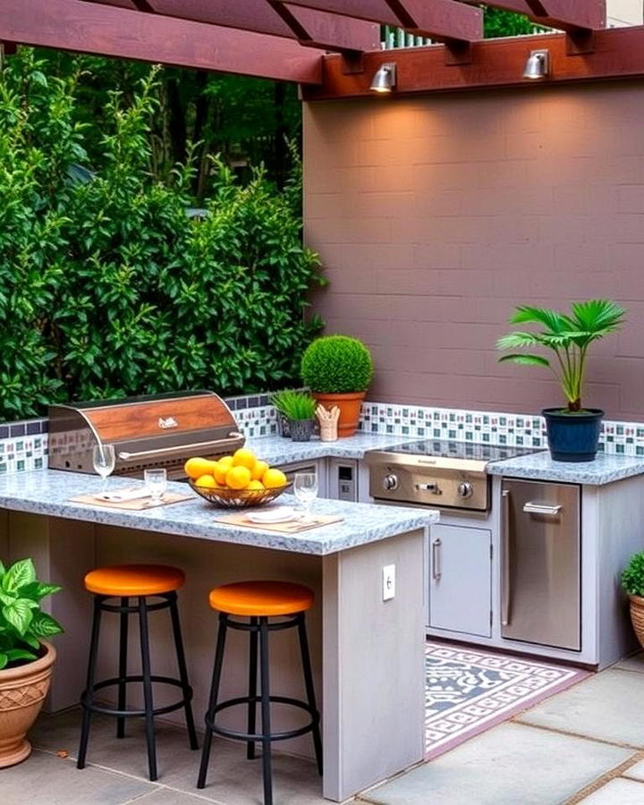 Compact Outdoor Kitchen