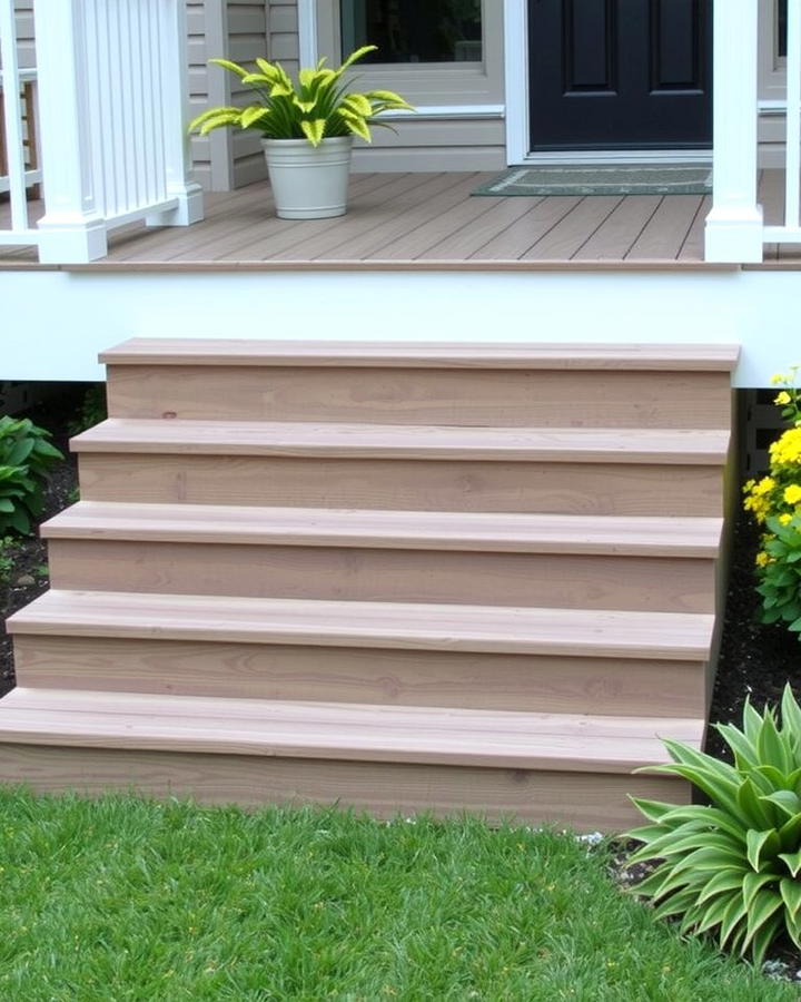 Composite Deck Steps for Low Maintenance