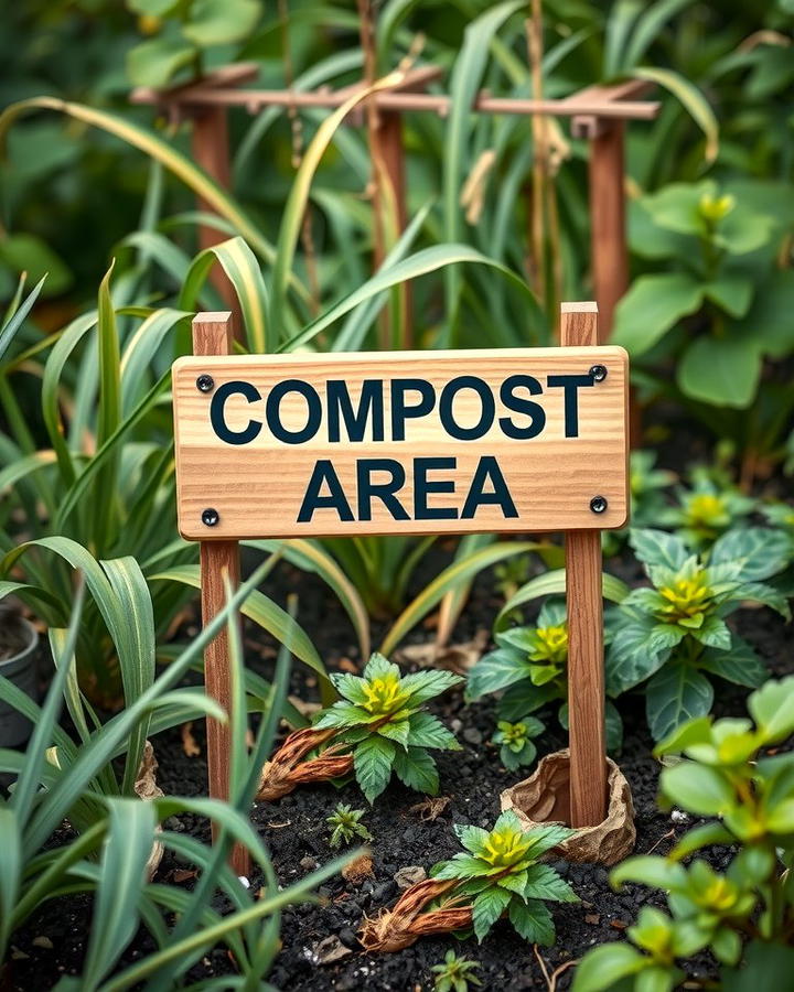 Compost Area Sign