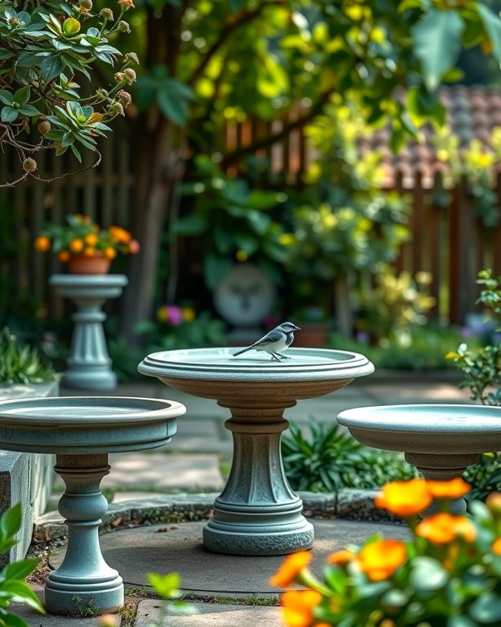 Concrete Birdbaths