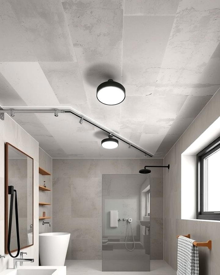 Concrete Ceiling for Industrial Charm