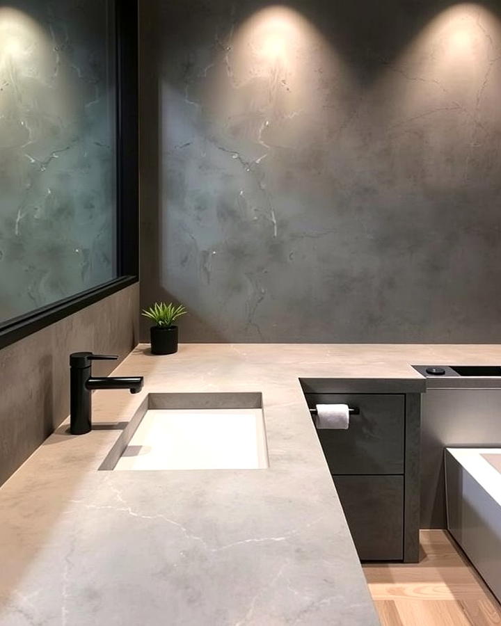 Concrete Countertops for Modern Minimalism