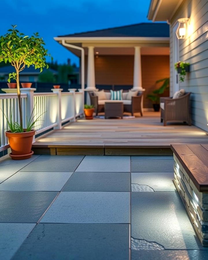 Concrete Decks with LED Lighting