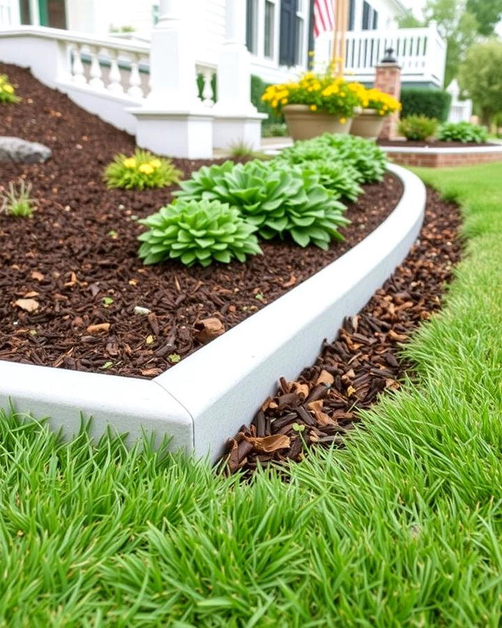 Concrete Edging for Mulch