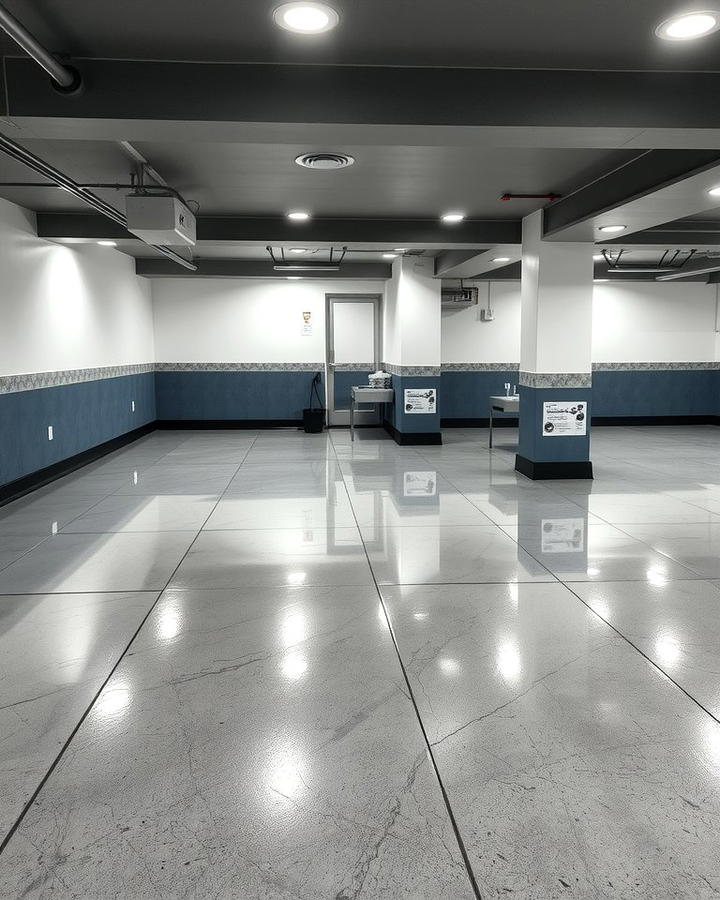 Concrete Floors with Epoxy Coating