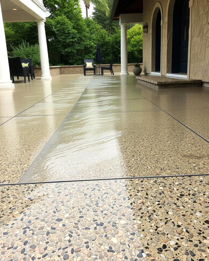 Concrete Floors with Exposed Aggregate