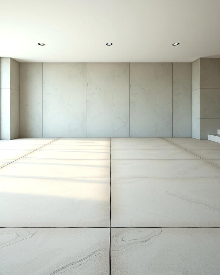 Concrete Floors with Minimalist Scoring