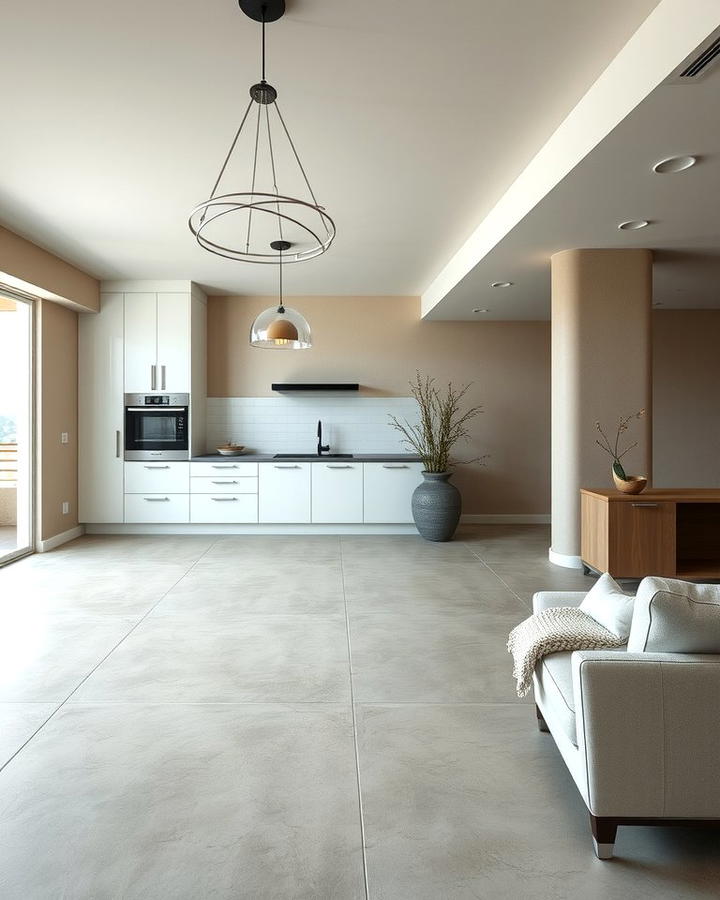 Concrete Floors with a Matte Finish