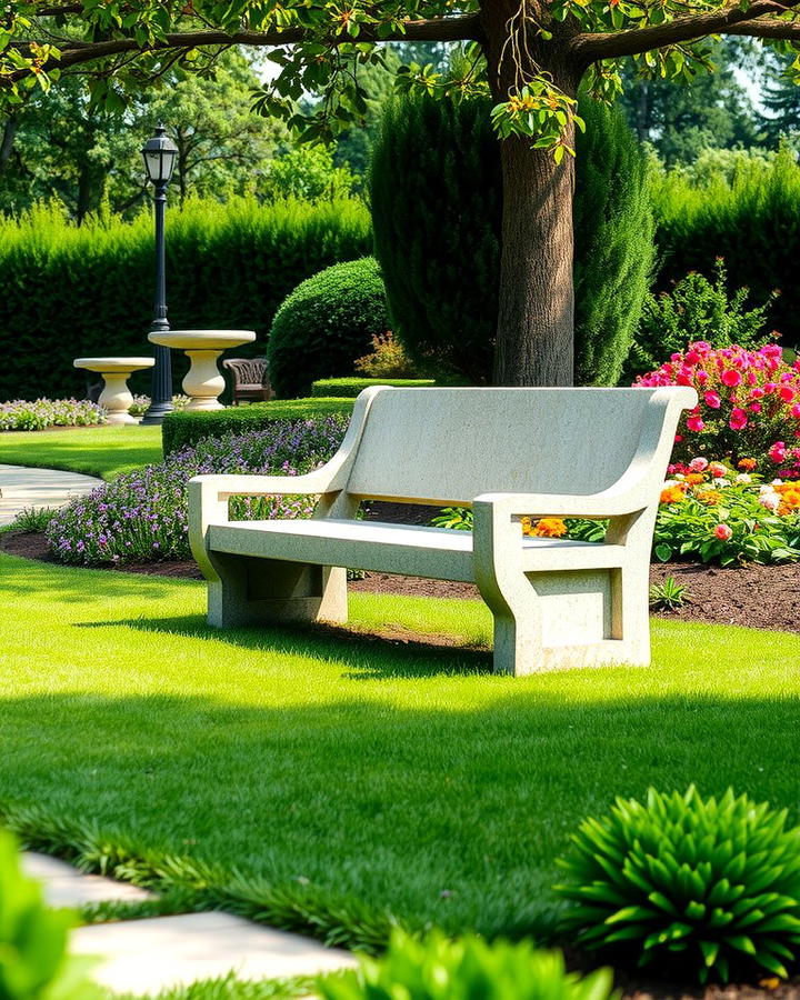 Concrete Garden Benches 2