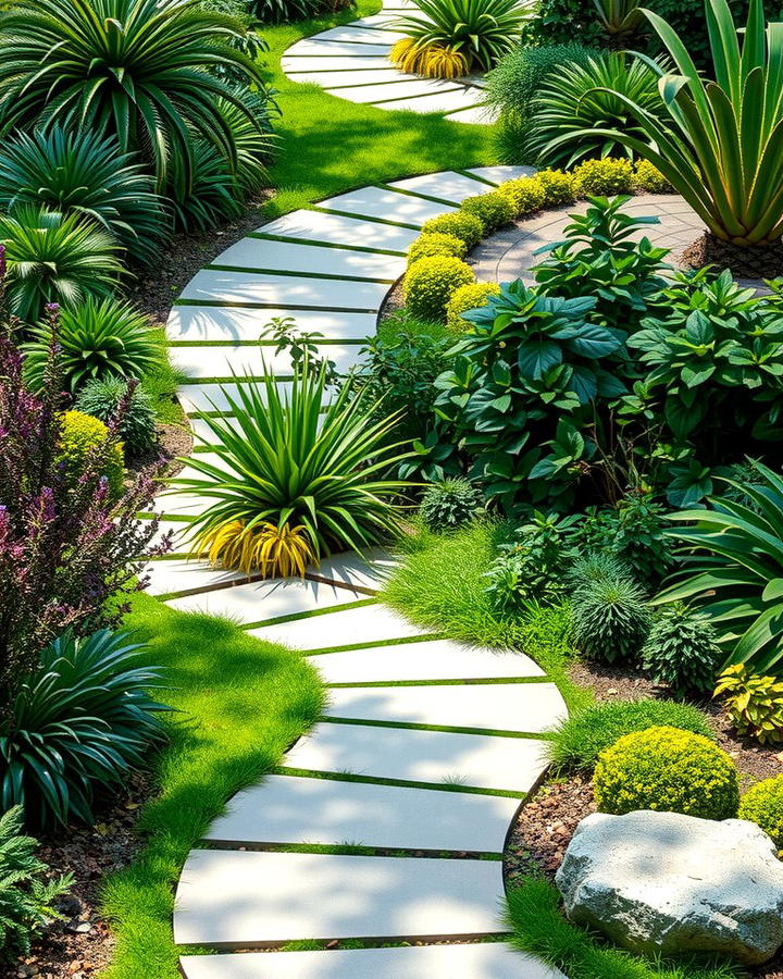 Concrete Garden Pathways