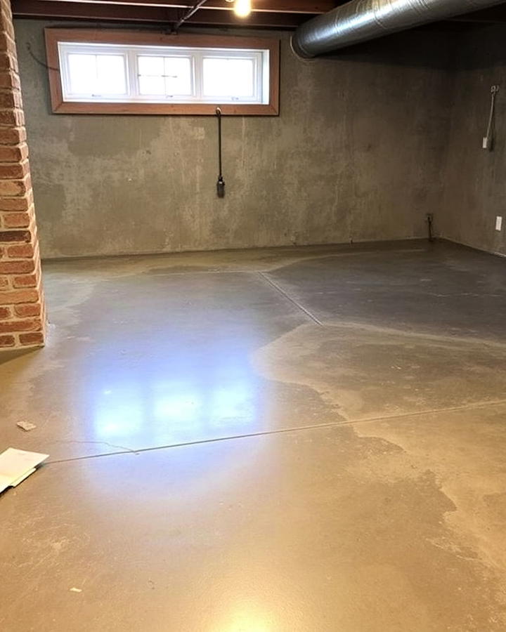 Concrete Overlay Floor Idea