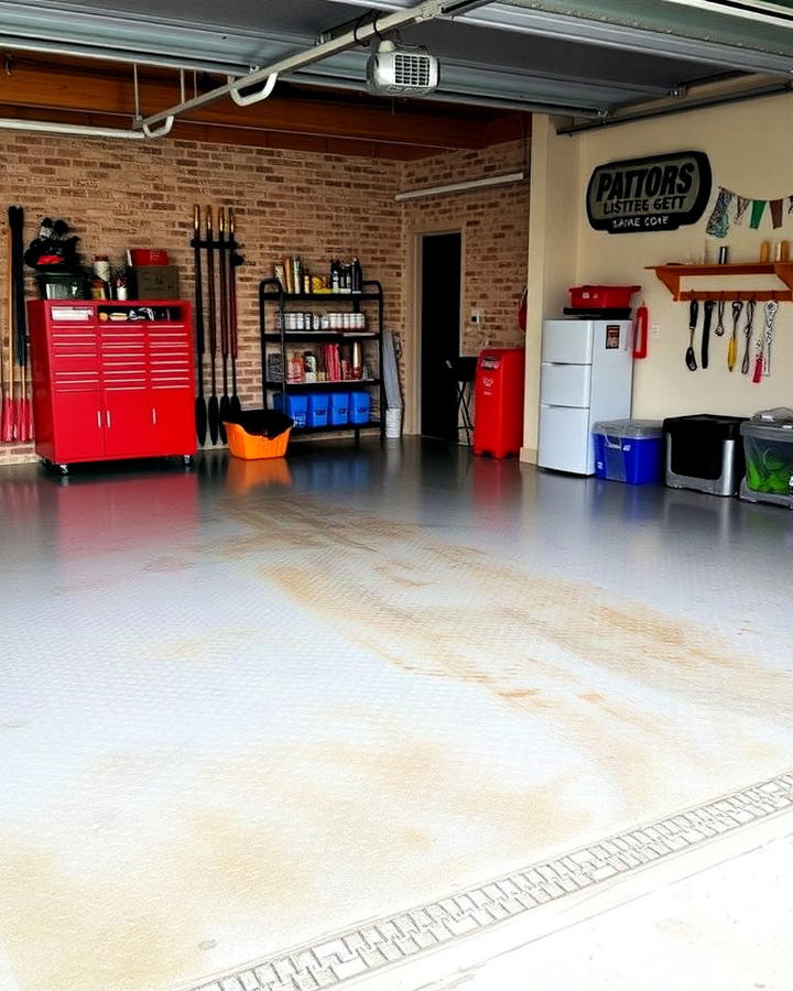 Concrete Overlays Garage Flooring Design