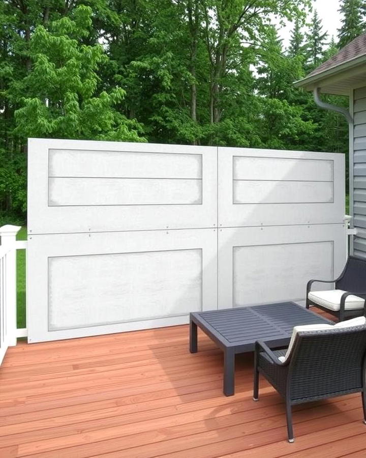 Concrete Privacy Wall