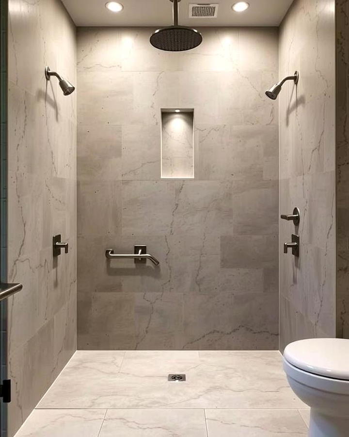 Concrete Shower Walls for a Spa Like Feel