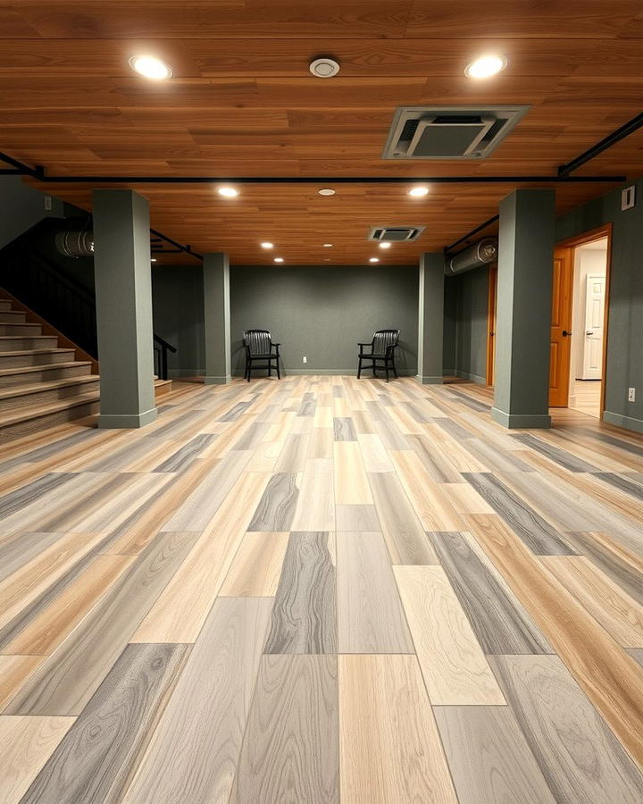 Concrete With Laminate Flooring