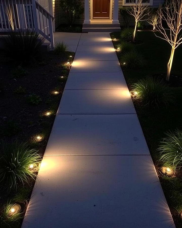 Concrete with Embedded Lighting for a Modern Touch