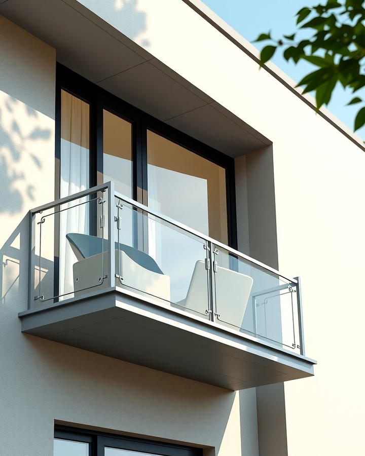 Contemporary Aluminum Juliet Balcony