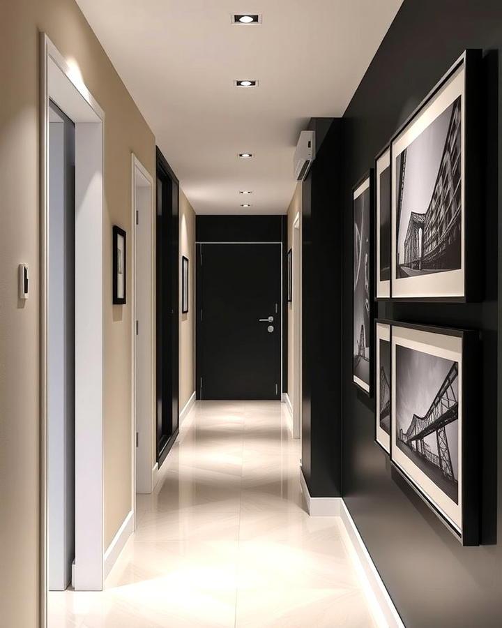 Contemporary Hallway Accent