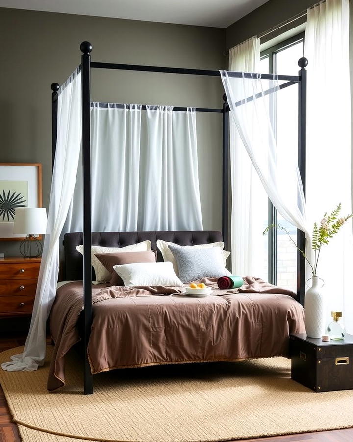 Convertible Canopy Bed for Versatility